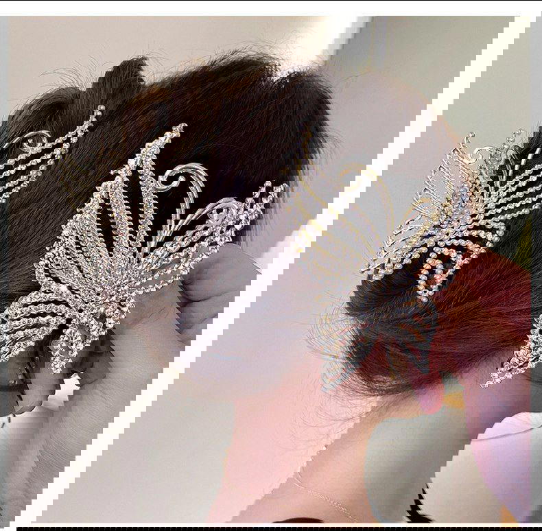 Hair Claw / Elegant Crystals Shiny Butterfly كلبش فراشة شيك  Preview Image