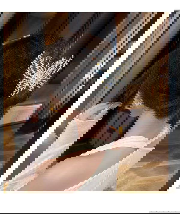 Hair Claw / Elegant Crystals Shiny Butterfly كلبش فراشة شيك  Image 2 Preview