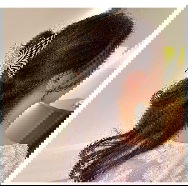 Hair Claw / Elegant Crystals Shiny Butterfly كلبش فراشة شيك  Image 3 Preview