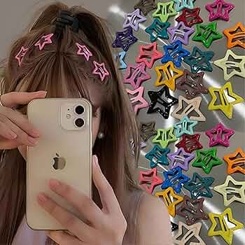 Hair pin / 6 ps in packet 🤩 - بنس نجوم 6 في الكارت  Image 2 Preview