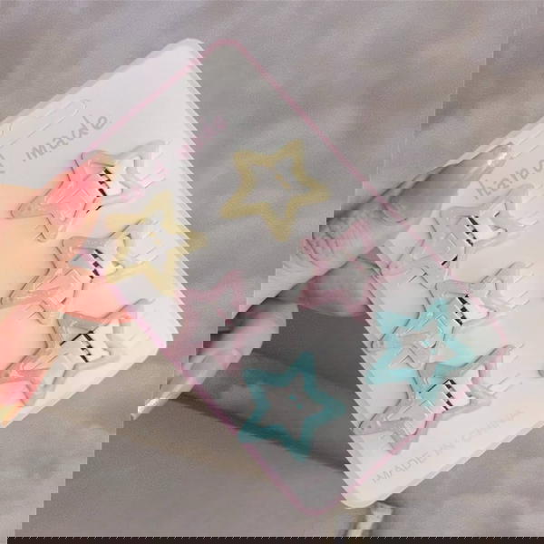 Hair pin / 6 ps in packet stars - بنس نجوم 6 في الكارت  Image 2 Preview