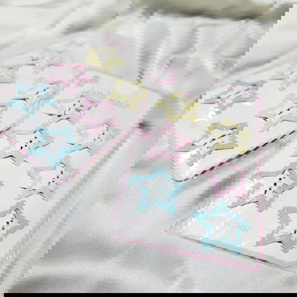 Hair pin / 6 ps in packet stars - بنس نجوم 6 في الكارت  Image 3 Preview