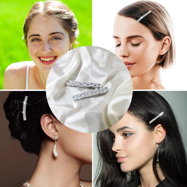 Hair pin/glittery Elegant pin - بنسة شعر شيك  Image 3 Preview