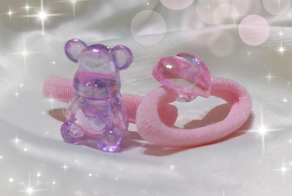Hair tie / Cute Ties [x6] كارت توك استك ٦ قطع Image 2 Preview