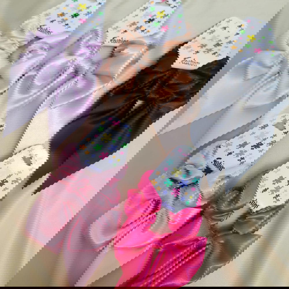 Hair ties - mini satin scrunchies Preview Image