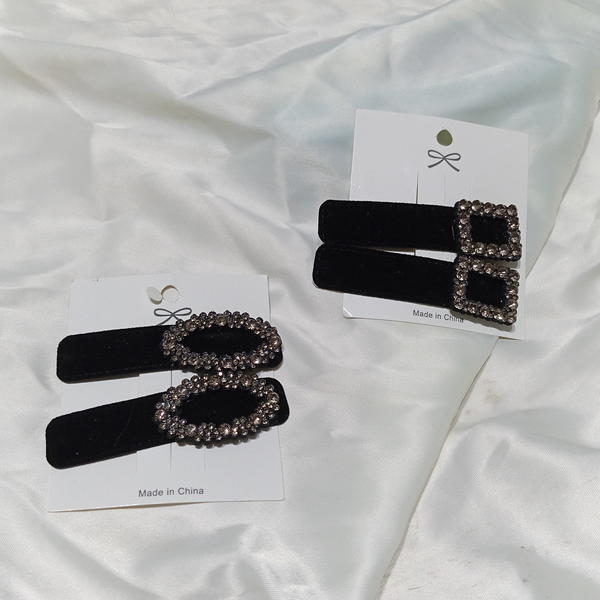 Hair Pin/ Velvet Hair pin Image 4 Preview