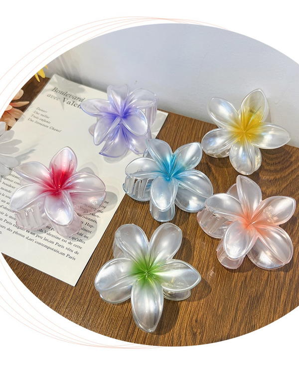 Hair Claw / Trendy Flower Clip كلبس شعر تريندي  Image 1 Preview