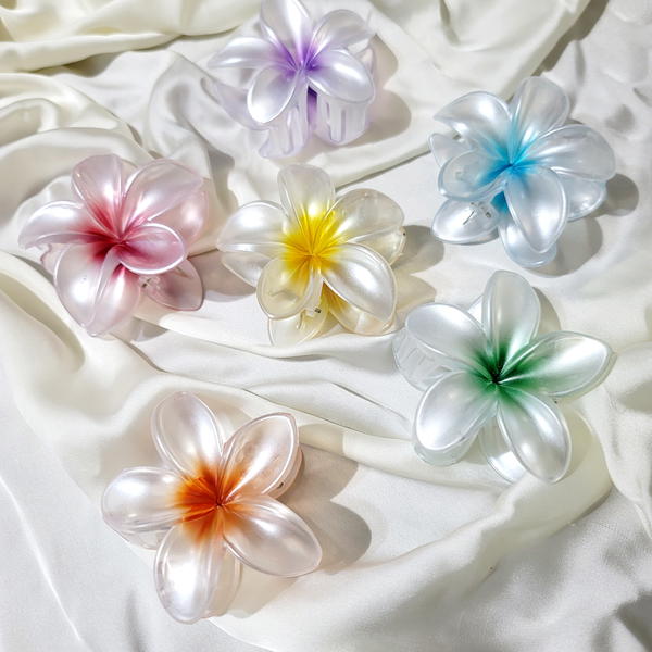 Hair Claw / Trendy Flower Clip كلبس شعر تريندي  Image 4 Preview