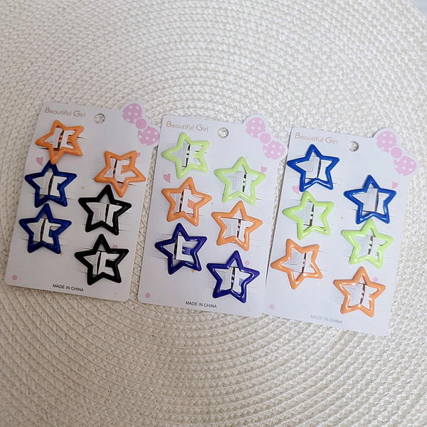 Hair pin / 6 ps in packet 🤩 - بنس نجوم 6 في الكارت  Image 4 Preview