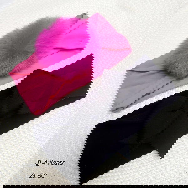 baby headband/ black & pink عرض اتنين سورتت اطفال 4 سنين  Image 1 Preview