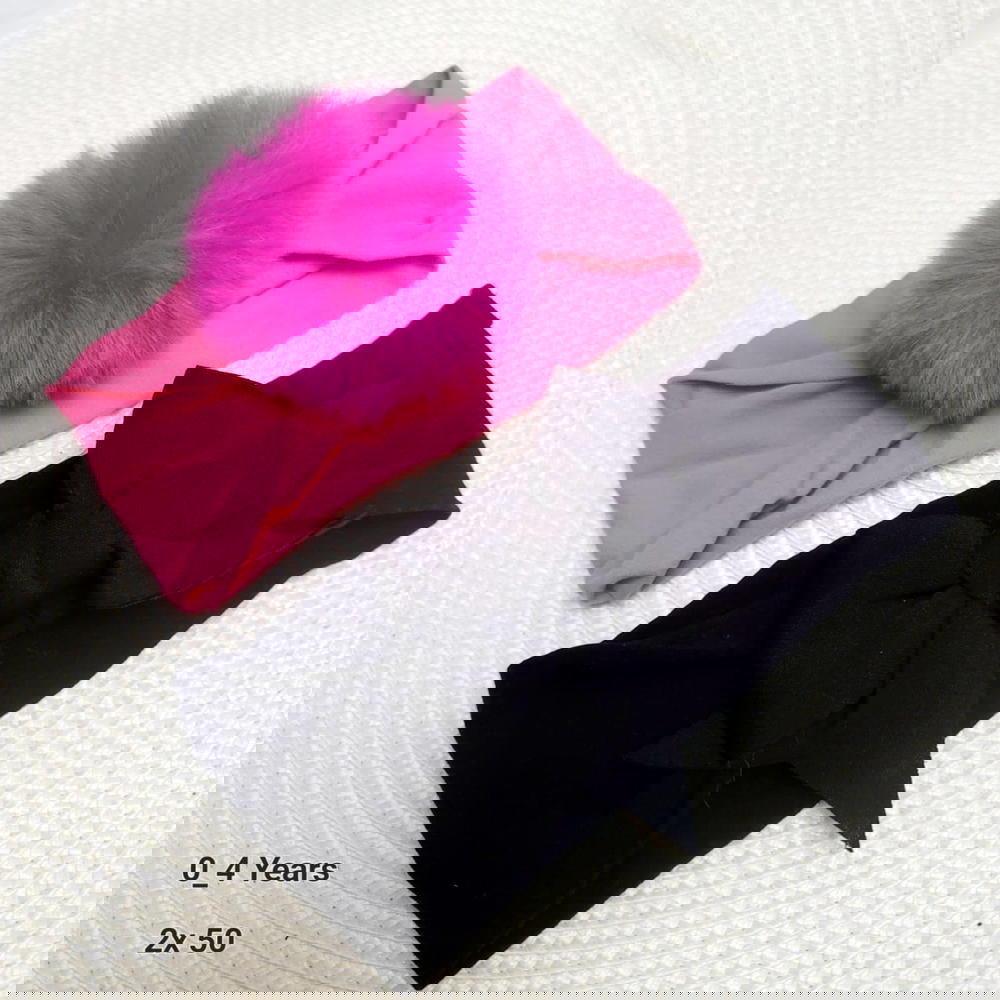baby headband/ black & pink عرض اتنين سورتت اطفال 4 سنين Preview Image