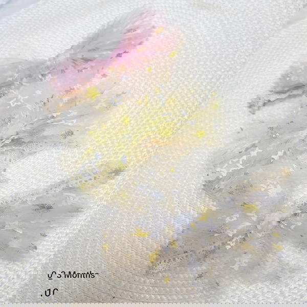 baby headband/ dantel bow glitter star headband بندانة خامة دنتل للاطفال Image 1 Preview