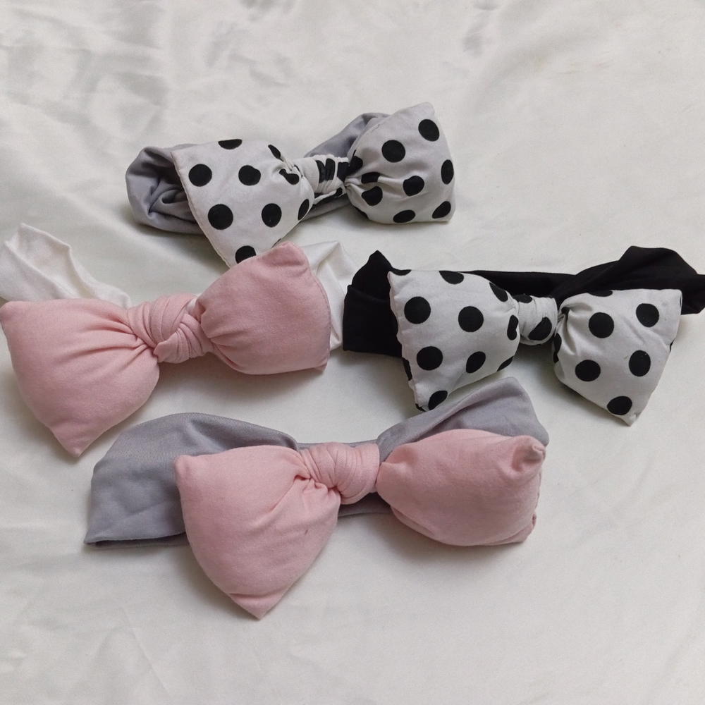 بندانة أطفال / فيونكة قماش ناعمة Baby Headband / Soft Fabric Bow Preview Image
