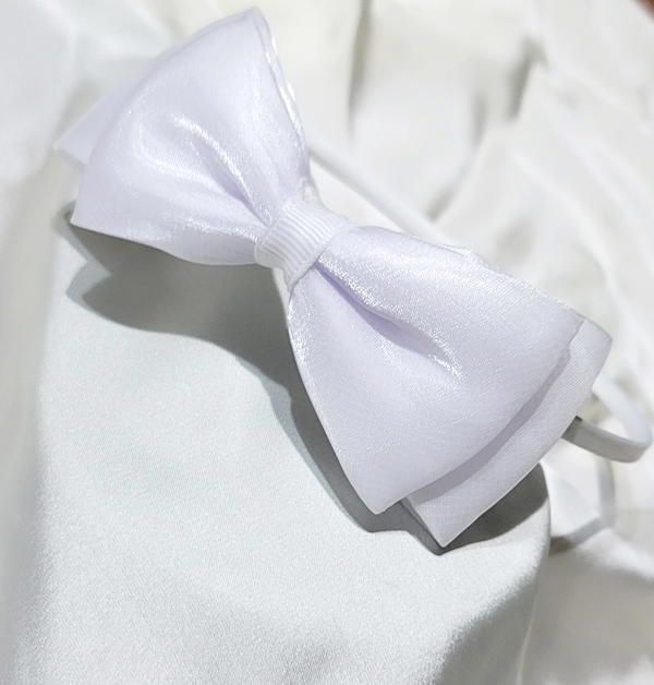 HeadBand / White band طوق ابيض فيونكة Image 3 Preview
