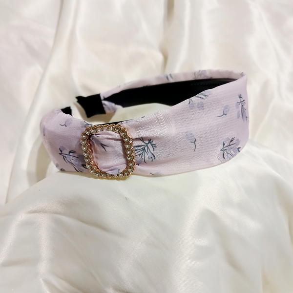 HeadBand / Flowery with strus band طوق فلوري مع سترس  Image 2 Preview
