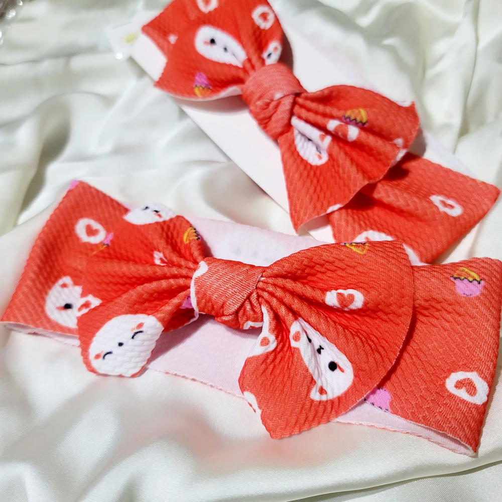 Headband / Cartoon Print Bow Band طوق شعر / بندانة فيونكة برسمة كرتونية Preview Image