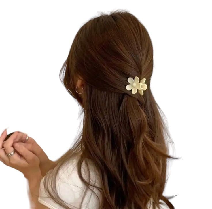 hair claws/small flower hair claw توكة ورد صغيرة  Preview Image