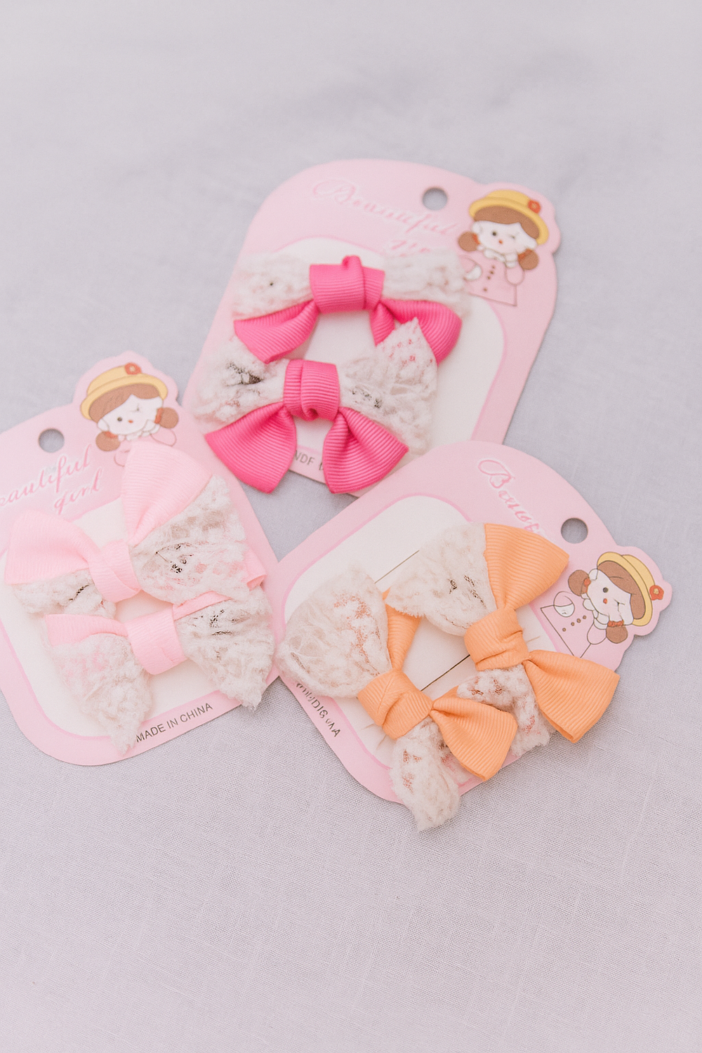 hair pin / bow hair pin 2 in card اتنين فيونكة بنسة في الكارت  Preview Image
