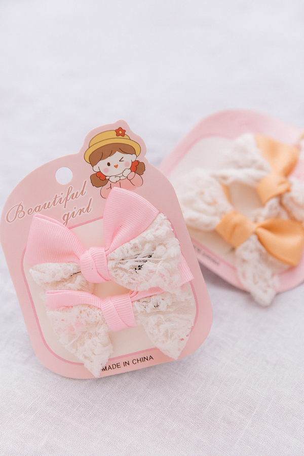 hair pin / bow hair pin 2 in card اتنين فيونكة بنسة في الكارت  Image 2 Preview