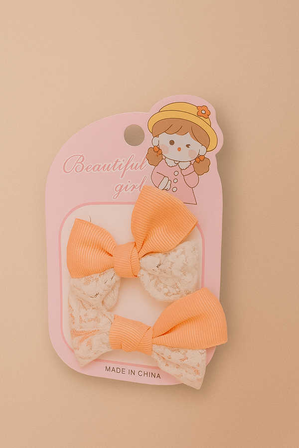 hair pin / bow hair pin 2 in card اتنين فيونكة بنسة في الكارت  Image 3 Preview