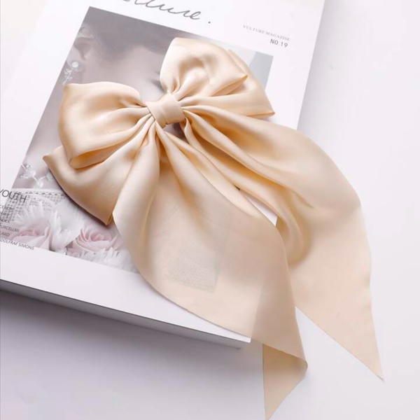 hair pin/ hair Small Ribbon Bow pin بنسة فيونكة شريطة متوسطة   Image 2 Preview