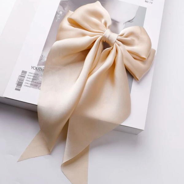 hair pin/ hair Small Ribbon Bow pin بنسة فيونكة شريطة متوسطة   Image 3 Preview