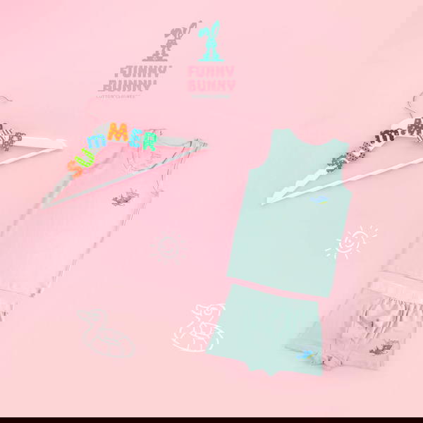 Kids Wear /  FUNNY BUNNY _ 4 Years  طقم داخلي اولادي ٤ سنين Image 3 Preview
