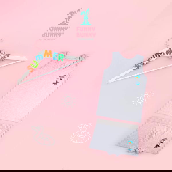 Kids Wear /  FUNNY BUNNY _ 4 Years  طقم داخلي اولادي ٤ سنين Image 5 Preview