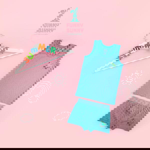 Kids Wear /  FUNNY BUNNY _ 4 Years  طقم داخلي اولادي ٤ سنين Image 6 Preview