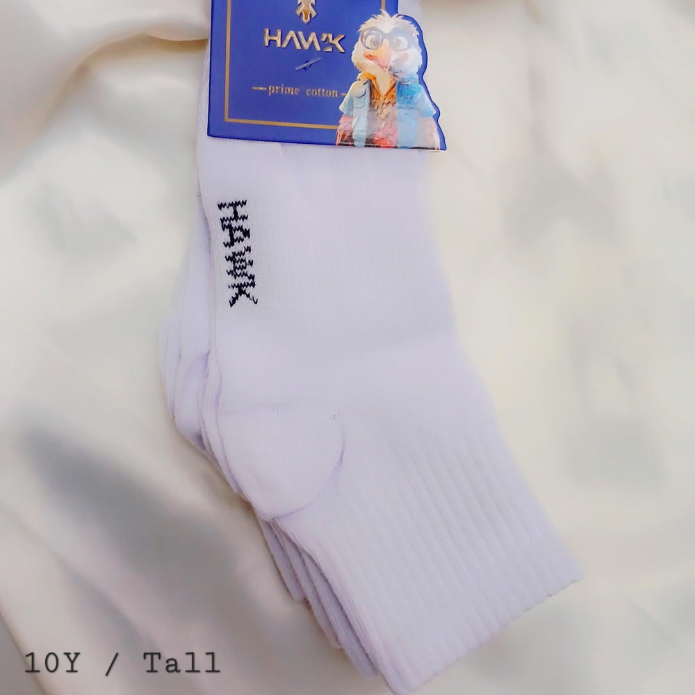 Socks / Tall White 10 Years باكت ٣ شرابات بيضا طويل مقاس ١٠ سنين Preview Image