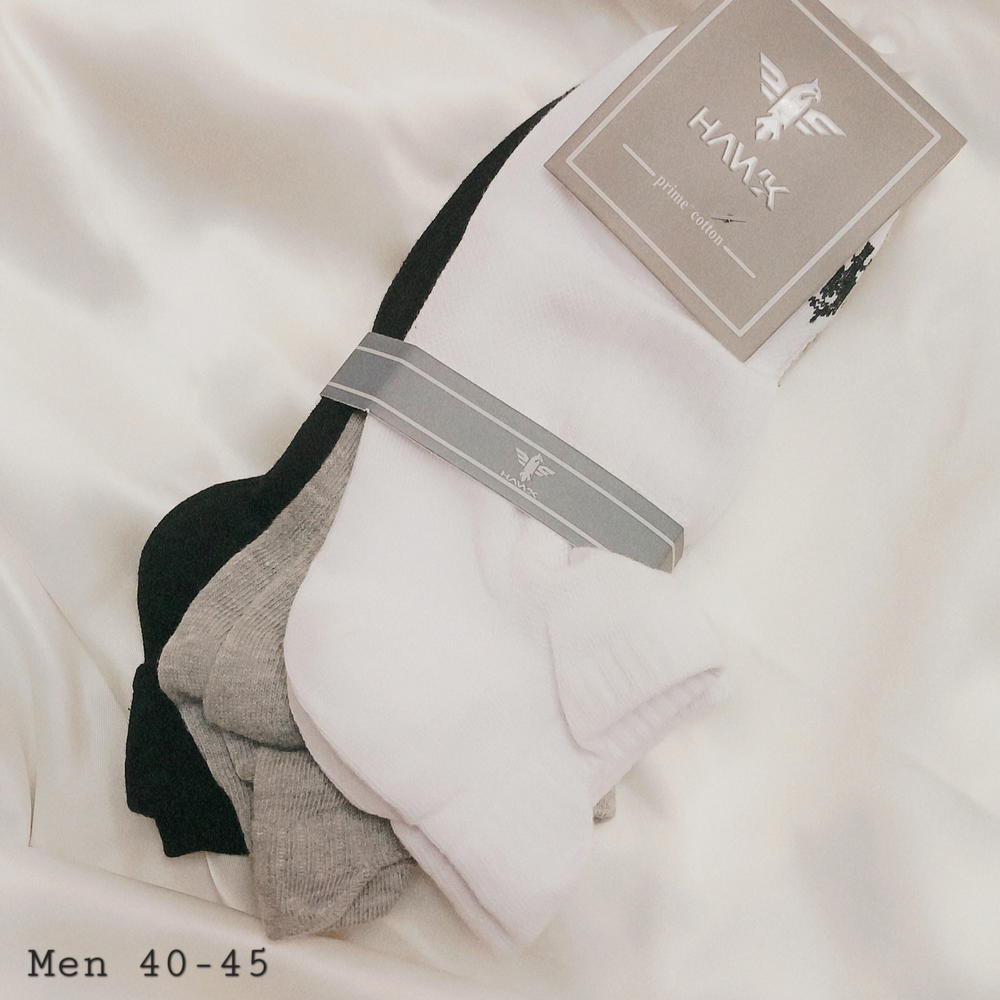 Socks / Men 40-45 باكت ٣ شرابات رجالي Preview Image