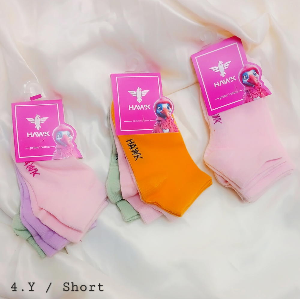 Socks / Girly 4 Years باكت ٣ شرابات بنوتاتي مقاس ٤ سنين Preview Image