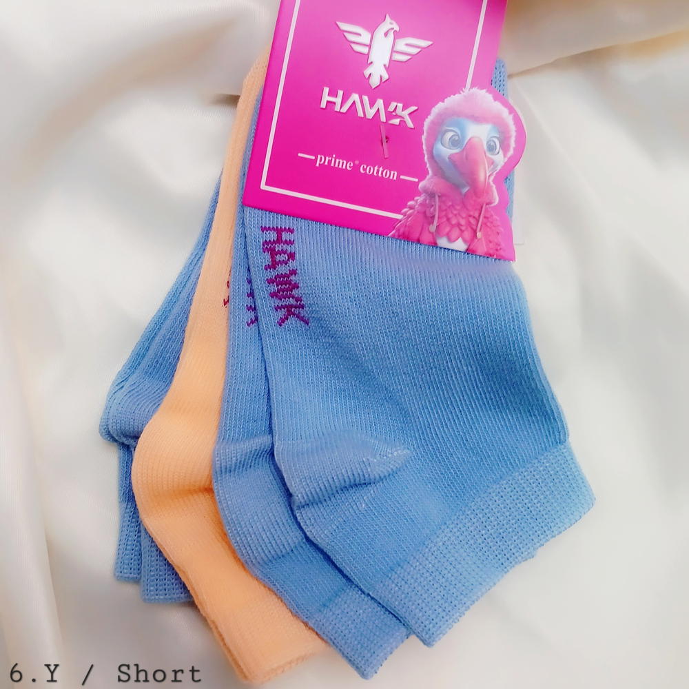 Socks / Girly 6 Years باكت ٣ شرابات بنوتاتي مقاس ٦ سنين Preview Image