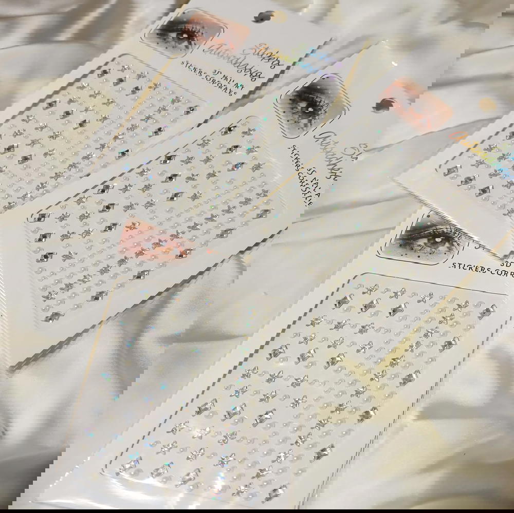 Crystal Pearl Sticker – ستكرز كريستال ولؤلؤ 💎 Preview Image
