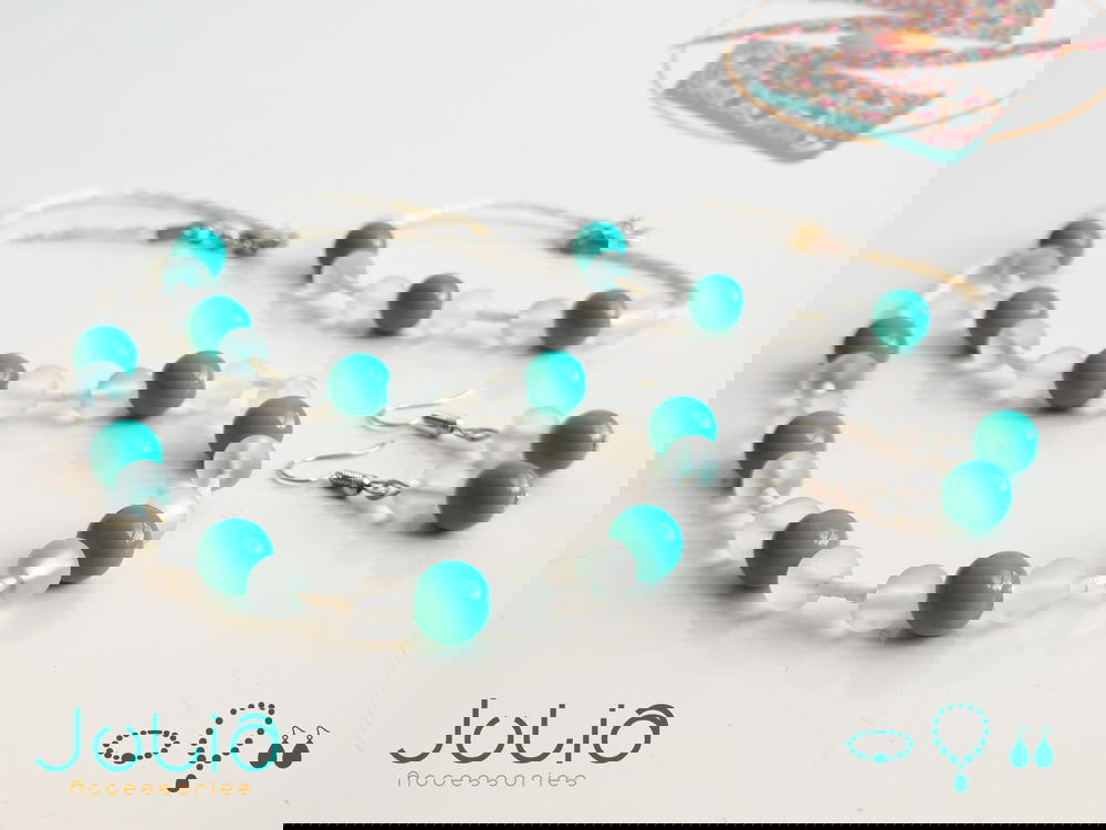 عقد +سوار+أقراط - Necklace & Bracelet & Earrings Preview Image