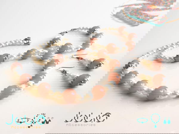 عقد +سوار+أقراط - Necklace & Bracelet & Earrings Image 1 Preview