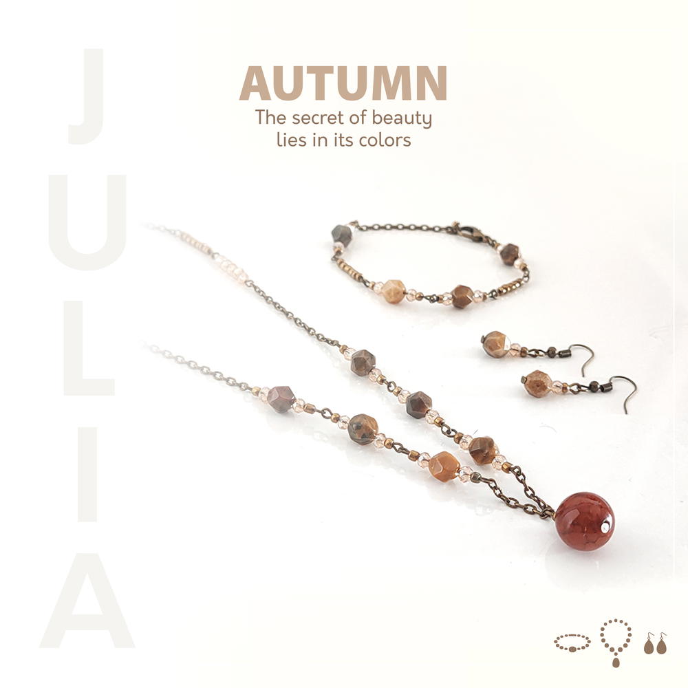 عقد +سوار+أقراط - Necklace & Bracelet & Earrings Preview Image