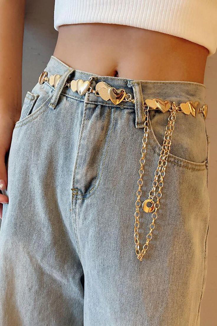 gold hearts belt Preview Image