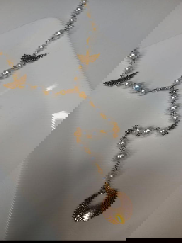 Gold drop Necklace Image 1 Preview