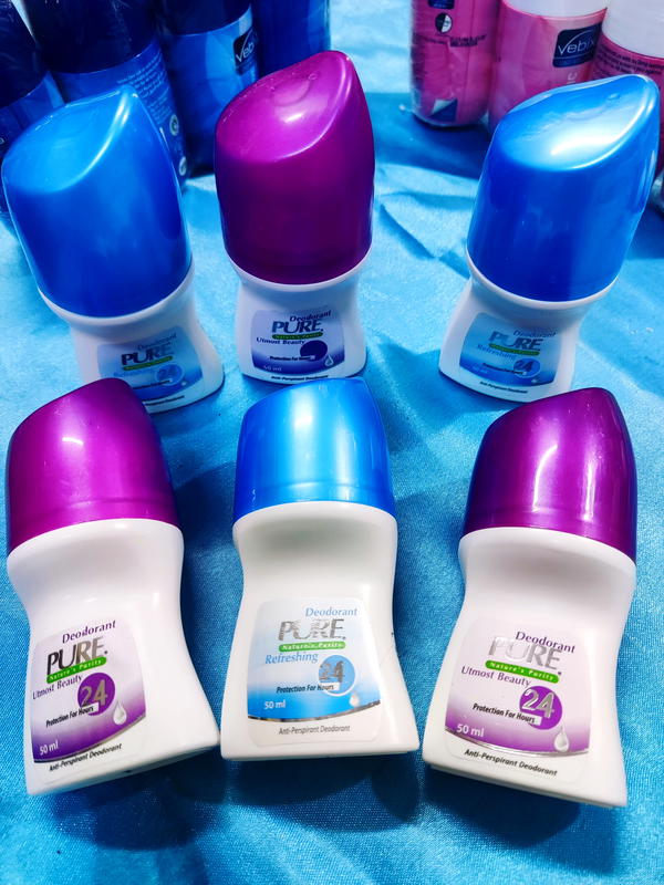 بيور رول مزيل العرق حريمى و رجالى 50مل Image 1 Preview