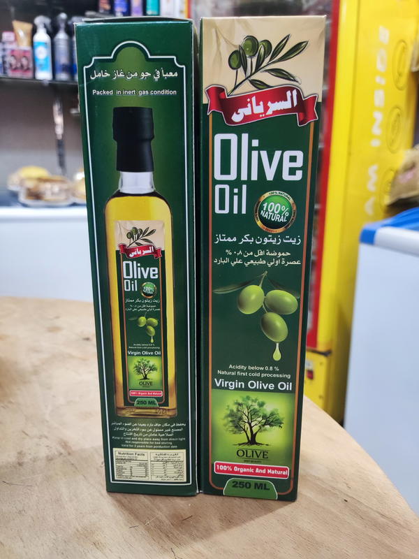زيت زيتون بكر ممتاز السريان 250مل Image 1 Preview