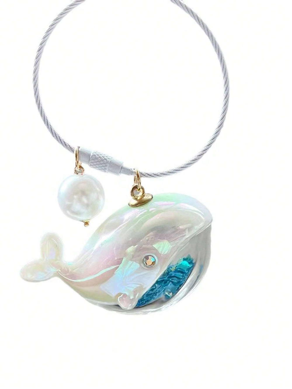 Kdrama Medallion Keys Whale🐳💗 Preview Image
