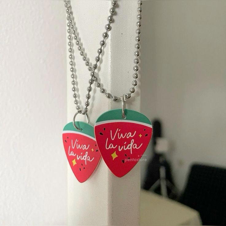Sparkling watermelon necklace 🍉✨ Preview Image