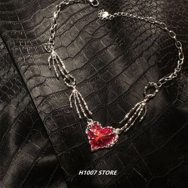 🕸️necklace heart Image 2 Preview