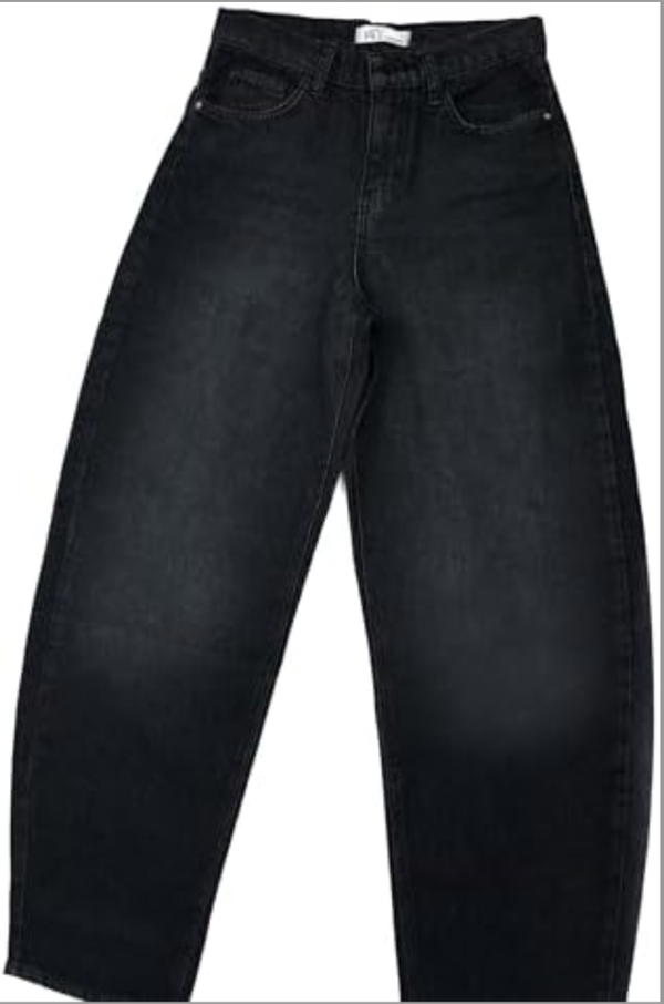Wide Leg Barrel Fit Jeans Image 1 Preview