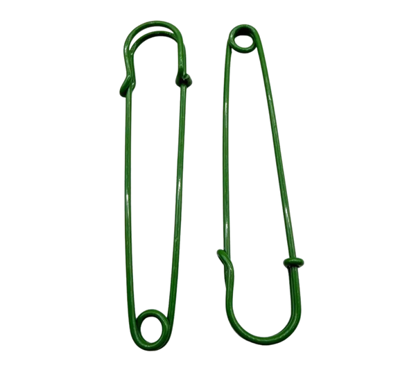 Safety pin - Dark green (7.5cm) Image 1 Preview