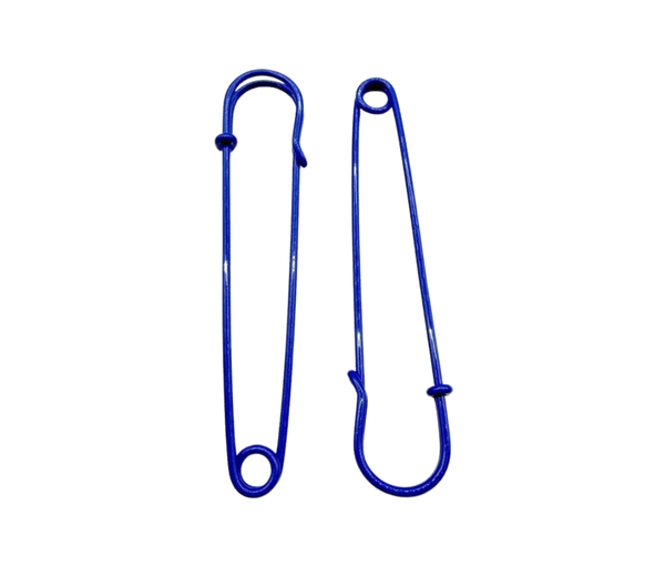 Safety pin - Navy blue (6cm) Image 1 Preview