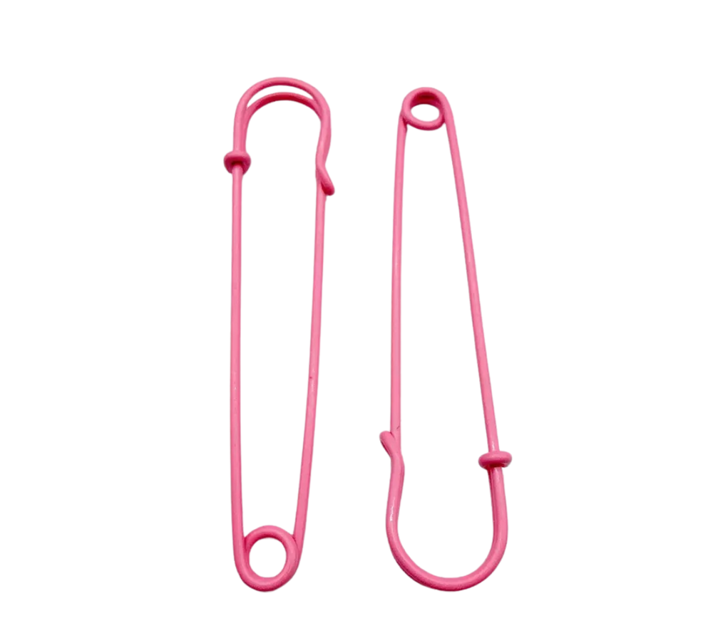 Safety pin - Pink (7.5cm) Preview Image