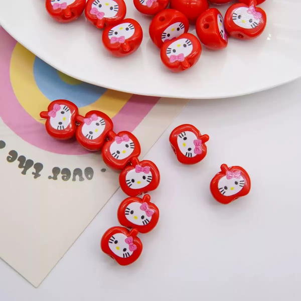 charm bead - apple kitty Image 2 Preview