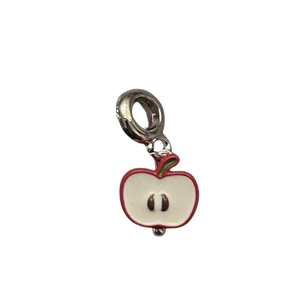 Charm bead - Red apple Preview Image